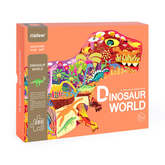 Mideer Mideer | uzzle Dinosaur World 280 Pieces