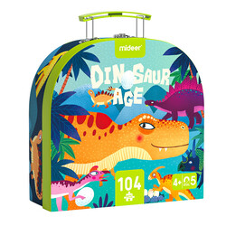 Mideer | Dinosaurier-Zeitalter Puzzle 104 Teile