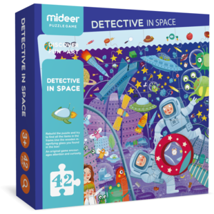 Mideer | Puzzel Detective In De Ruimte 42 Stuks