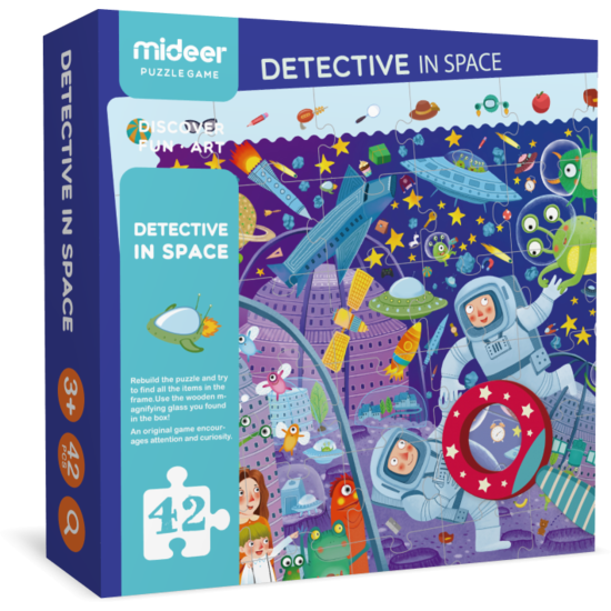 Mideer Mideer | Casse-tête Détective dans l'espace 42 pièces