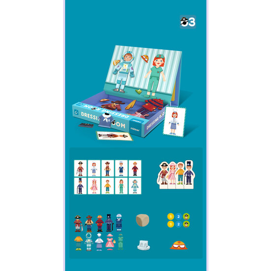 Mideer Mideer | Magnetisches Spielset Ankleidezimmer