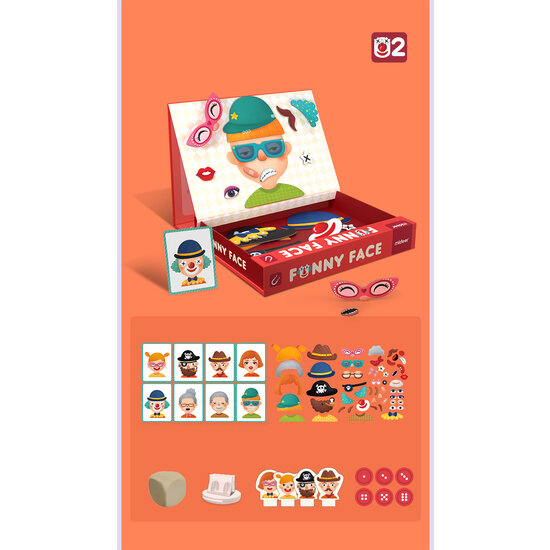 Mideer Mideer | Magnetisches Spielset Lustiges Gesich
