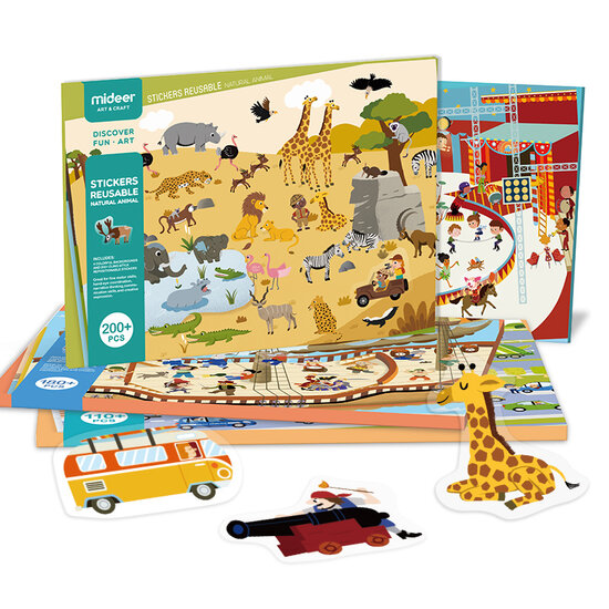 Mideer Mideer | Stickers Herbruikbaar Leuk Leven  170 Stuks