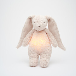 Moonie 2.0 | Rose - Lapin chantant bio avec lampe