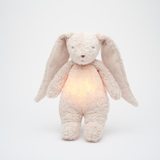 Moonie Moonie 2.0 | Rose - Organic Humming Bunny With A Lamp