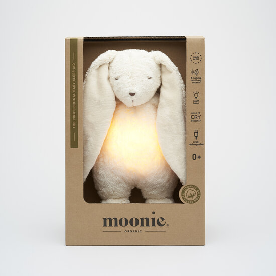 Moonie Moonie 2.0 | Polar - Lapin chantant bio avec lampe