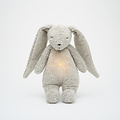 Moonie Moonie 2.0 | Gray - Organic Humming Bunny With A Lamp