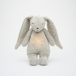 Moonie 2.0 | Gray - Lapin chantant bio avec lampe
