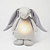 Moonie Moonie 2.0 | Silver - The Humming Bunny With A Lamp