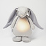 Moonie Moonie 2.0 | Silver - Der brummende Hase mit der Lampe