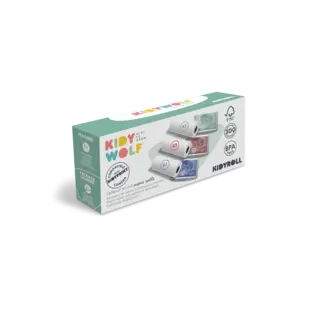 Kidywolf | Kidyroll Coloured Paper Rolls For Kidyprint