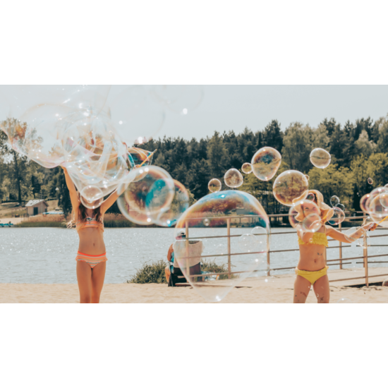 Tuban Tuban | Set Giant Bubble Wand + Liquid 400 ml Yellow