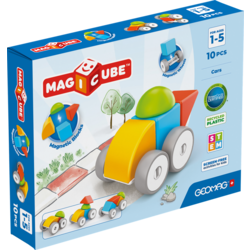 Geomag | Magicube Blocs recyclés Voitures  10 pièces