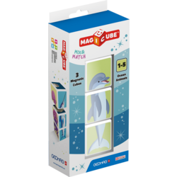 Geomag | Magicube Mix & Match Animaux marins 3 pièces