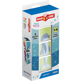 Geomag | Magicube Mix & Match Animaux marins 3 pièces