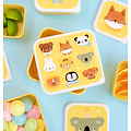 A Little Lovely Company A Lovely Little Company | Mittagessen und Snackbox Animal Friends