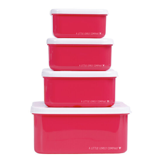 A Little Lovely Company A Little Lovely Company | Lunch & Snack Box Set Kersen