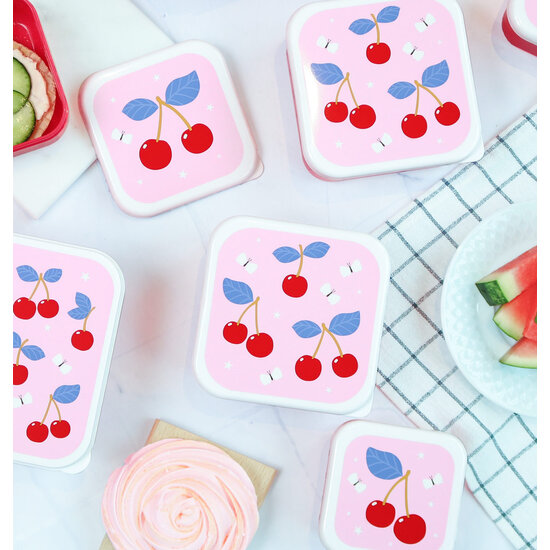 A Little Lovely Company A Lovely Little Company | Mittagessen und Snackbox Cherries