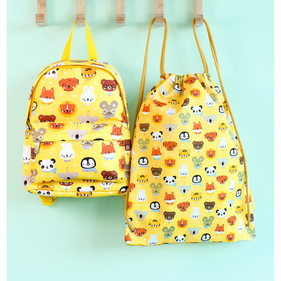 A Little Lovely Company A Lovely Little Company | Small backpack Animal Friends