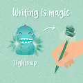Legami Legami |Balpen Met Licht - Schrijven Is Magie Dino