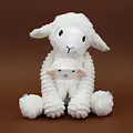 Les déglingos | Les Ptipotos - Olou sheep soft toy mom and her white baby