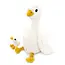 Les déglingos | Les Ptipotos - Peluche Jébongou oie blanche maman et son bébé
