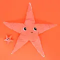 Les déglingos | Les Ptipotos - Peluche Wahou la maman étoile de mer et son bébé corail