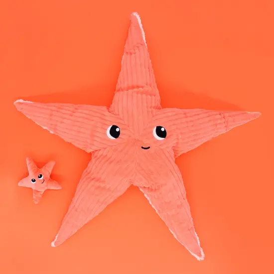 Les déglingos | Les Ptipotos - Peluche Wahou la maman étoile de mer et son bébé corail