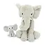 Les déglingos | Les Ptipotos - Peluche Dimoitou éléphant gris mère et son bébé
