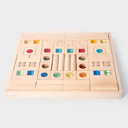 Tickit | Wooden & Jewellery Building Blocks 82 pieces