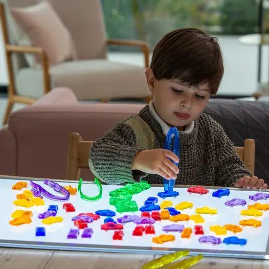 Tickit Tickit | Translucent Colourful Cars 72 Pieces