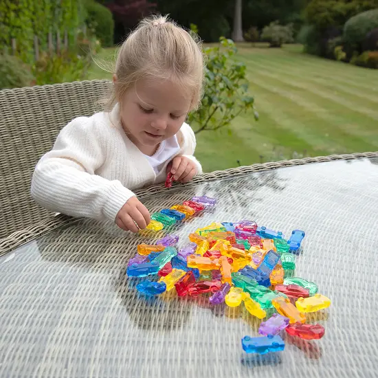 Tickit Tickit | Translucent Colourful Cars 72 Pieces