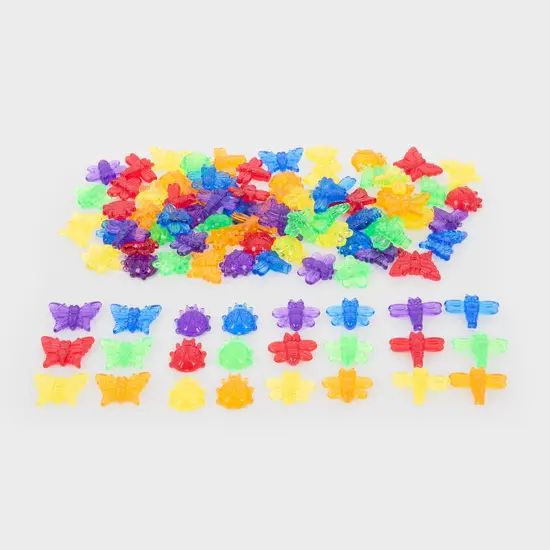 Tickit Tickit | Translucent Color Bugs 96 Pieces