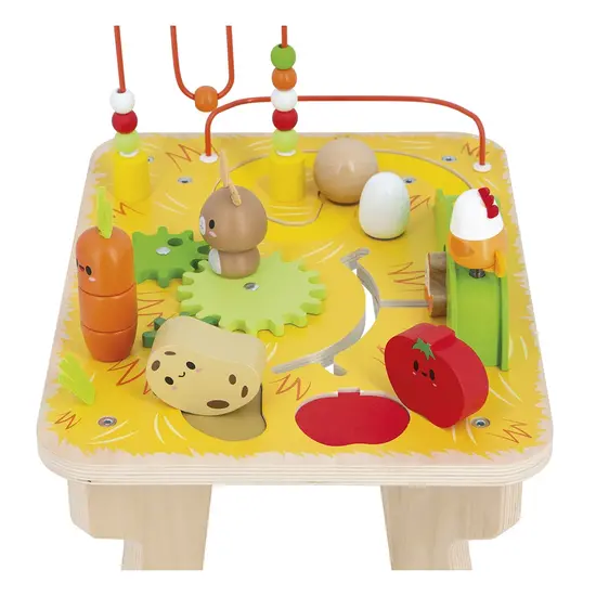 Janod Janod | Wooden Farm Activity Table