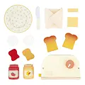 Janod Janod | Shiny Grandma bread toaster and accessories