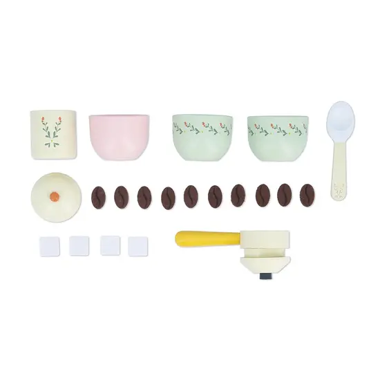 Janod Janod | Shiny Grandma coffee machine and accessories