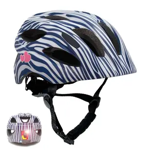 Crazy Safety | Casque de vélo Stribes Bleu foncé