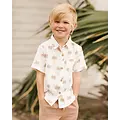 Rylee and Cru Rylee and Cru | Collared Short Sleeve Shirt Paradise