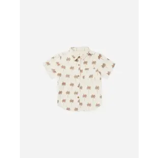 Rylee and Cru | Kurzärmeliges Hemd mit Kragen Paradies