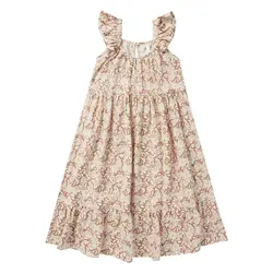 Rylee and Cru | Abbie Tiered  jurk Plumeria