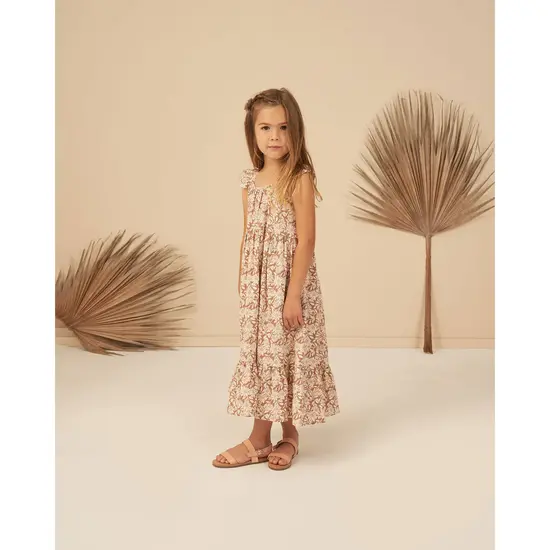 Rylee and Cru Rylee and Cru | Abbie Tiered  jurk Plumeria