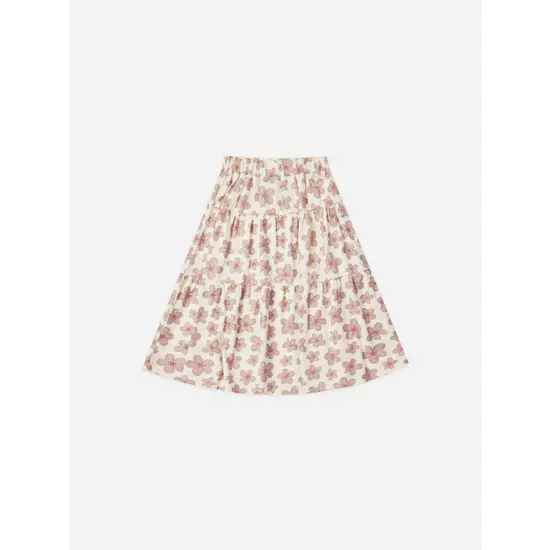 Rylee and Cru Rylee and Cru | Jupe midi à volants Hibiscus