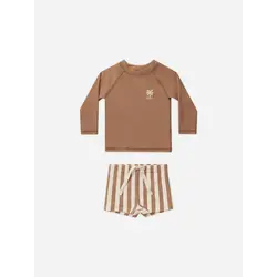 Rylee and Cru | Ensemble Rash Guard Garçons Clay Stripe