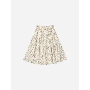 Rylee and Cru | Tiered Midi Skirt Aster