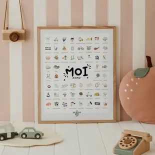 Les Petites Dates | Poster Ich weiß Französisch