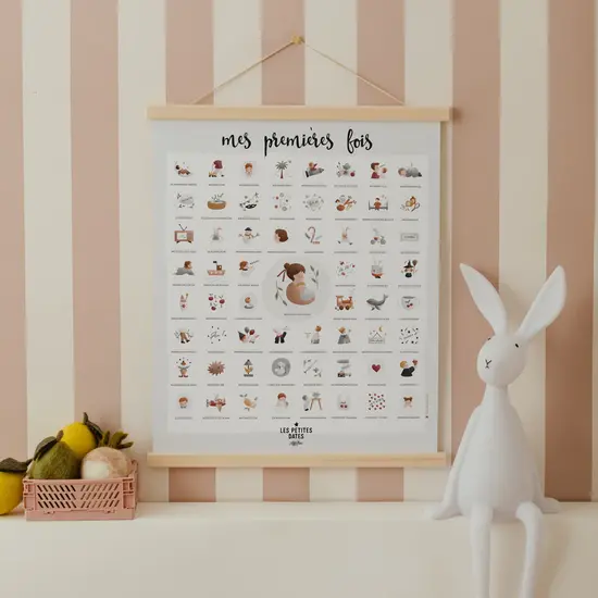 Les Petites Dates Les Petites Dates | Poster Mes Premières Fois Atelier Oranger French
