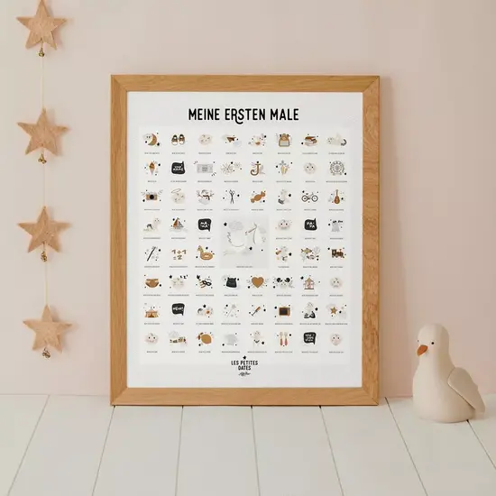 Les Petites Dates Les Petites Dates | Poster Meine Ersten Male Male Helle Haut Duits