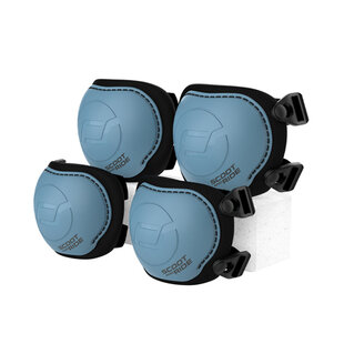 Scoot and Ride | Beschermset Protective Set S Steel Grijs/Blauw