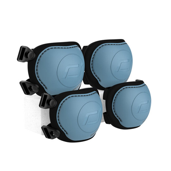 Scoot and Ride Scoot and Ride | Protective Set XXS Steel Grijs/Blauw