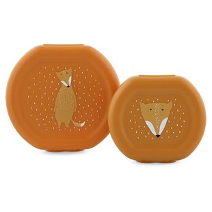 Trixie | Snackbox Met Clip - 2 Stuks - Mr. Fox